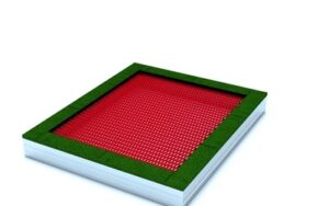 Trampolina na plac zabaw prostokątna 250x300
